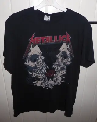 Buy Metallica MEDIUM Birth School Metallica Death T Shirt Pit 42 INCHES Amplified • 9.99£