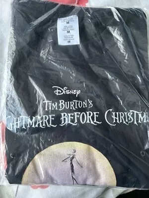 Buy Nightmare Before Christmas T Shirt Medium New In Bag Black • 0.99£