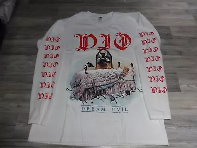 Buy Dio LS SHIRT SOLD OUT Heavy Metal Rainbow Holy Diver Tour 1987 Saxon Turbo Kat • 31.95£