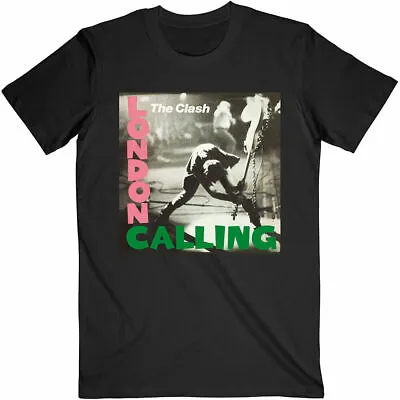 Buy Official The Clash T Shirt London Calling Mens Black Punk Rock Metal Classic Tee • 18.99£