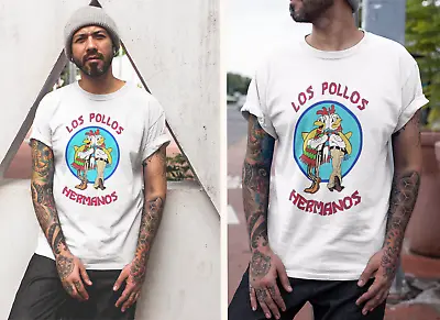 Buy Los Pollos Hermanos Adults T-Shirt Breaking Bad Inspired Tee Top • 11.39£