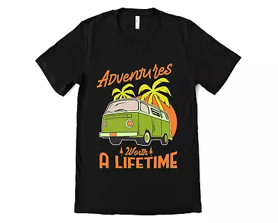 Buy Adventures Worth A Life Time Mens Womens Van Life T-shirt Top Tee Sizes S - 3XL • 13.49£
