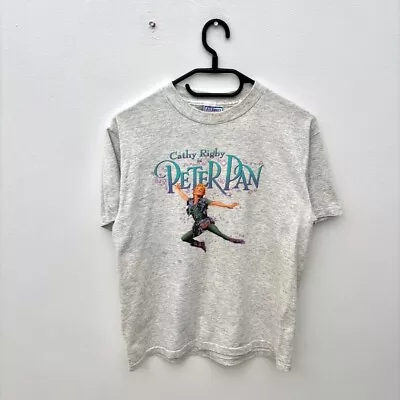 Buy Vintage Peter Pan Broadway Grey T-shirt Youth Large • 9.99£
