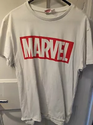 Buy Marvel Men's T-shirt Size Medium White • 2.70£