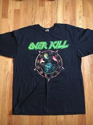 Buy Overkill Band 2005 Horrorscope Autographed T Shirt 4 Signatures XL • 85.95£