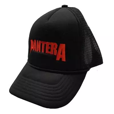 Buy Pantera - Red Logo Trucker CAP - Größenverstellbar Official Merch • 21.51£