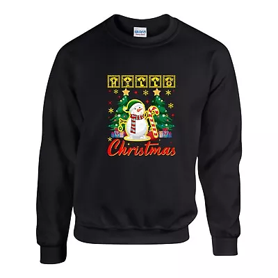 Buy Snowman Christmas Jumper, Funny Christmas Day Santa Xmas Sweatshirt Unisex Top • 17.99£