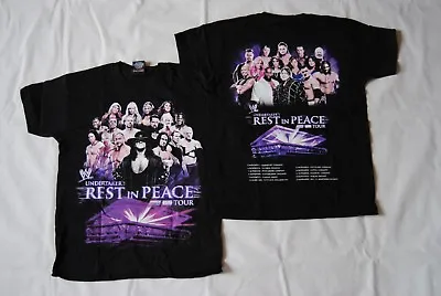 Buy Wwe Undertaker's Rest In Peace Tour T Shirt Youth New Official Ex Tour Wrestling • 6.99£