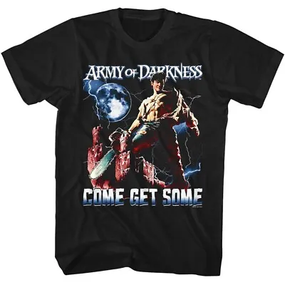 Buy Army Of Darkness Movie Ash Williams Come Get Some Men's T Shirt • 46.19£