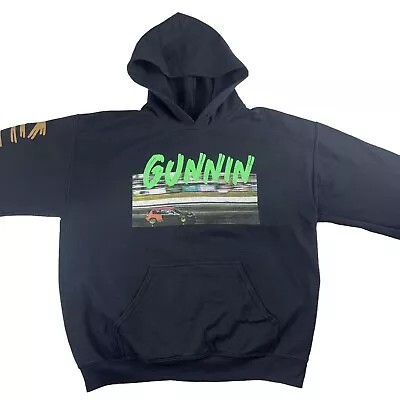 Buy Gunnin Killuminati Racing Rap Hip Hop Gangsta Graphic Print Hoodie Medium USA • 6.26£