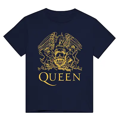 Buy Queen T Shirt Crest Unisex Crew Neck Gildan S-2XL - Various Colours • 18.99£