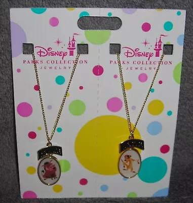 Buy Disney Parks Lion King Hakuna Matata Pumba & Timon 2 Necklace Set • 18.85£