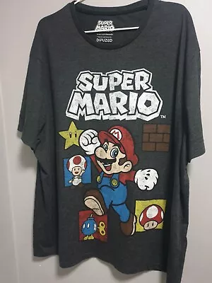 Buy Super Mario Mens T-shirt Size Xxxl , Nintendo 2019, Difuzed , • 4.99£