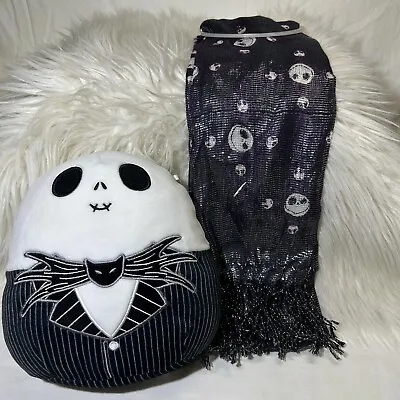 Buy Squishmallows Disney The Nightmare Before Christmas Plush And Scarf • 17.95£