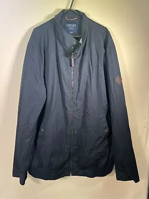 Buy Mens Joules Lightweight Thin Cotton Bomber Jacket Navy Size XL • 15£