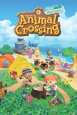 Buy Nintendo Animal Crossing New Horizons 91.5 X 61cm Maxi Poster New Official Merch • 8.65£