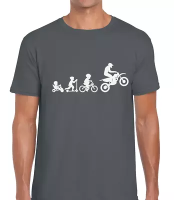 Buy Evolution Of Motocross Mens T Shirt Cool Motorbike Motorcycle Fan Design Gift • 7.99£