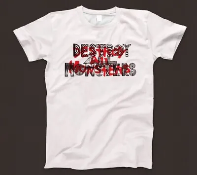 Buy Destroy All Monsters T Shirt 579 Music Rock Band Niagara Sci-fi Film Godzilla • 12.95£
