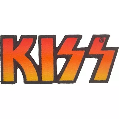 Buy KISS Iron-On Standard Patch: CUT-OUT LOGO: Classic Official Licenced Merch Gift • 4.50£