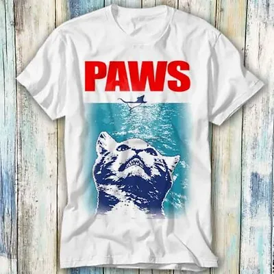 Buy Funny Paws Jaws Cats Kittens Pet Lover T Shirt Meme Gift Top Tee Unisex 549 • 6.35£