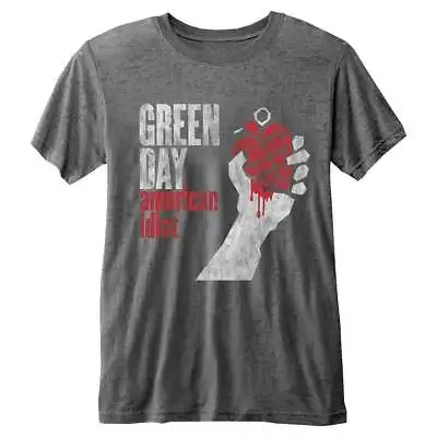 Buy Green Day American Idiot Burnout T Shirt • 16.95£