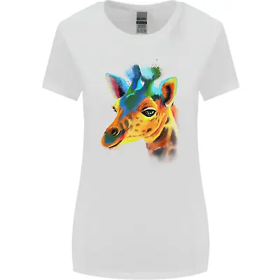 Buy A Giraffe Watercolour Womens Wider Cut T-Shirt • 9.49£