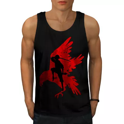 Buy Wellcoda Eagle Wild Spirit Mens Tank Top, Ninja Active Sports Shirt • 14.99£