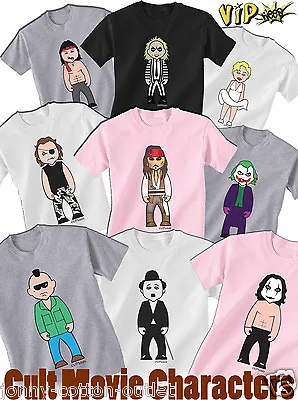 Buy VIPwees Childrens ORGANIC T-Shirt Cult Movie Characters Caricatures ChooseDesign • 11.99£
