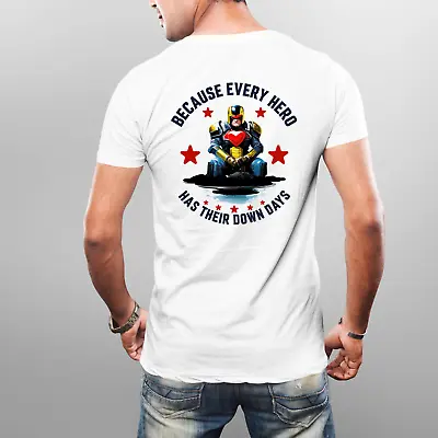 Buy Super Sad Bros Judge Dredd:  Judicial Reflection  Tee Shirt • 13.99£