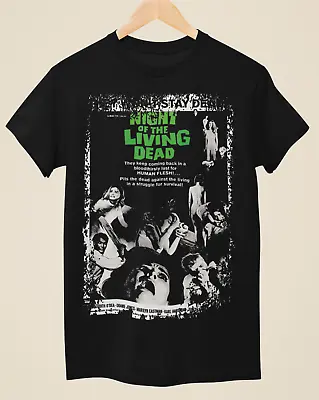Buy Night Of The Living Dead - Movie Poster Inspired Unisex Black T-Shirt • 14.99£