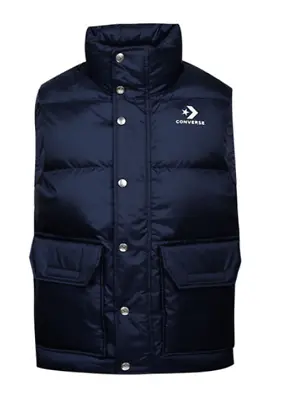 Buy Converse Mens Down Puffer Vest Jacket / BNWT / Obsidian / Sizes • 25£