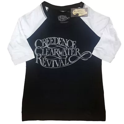 Buy Creedence Clearwater Revival - Ladies - Large - Raglan Sleeves Three  - K500z • 13.54£