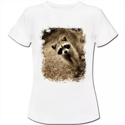 Buy Raccoon Racoon Womens Boyfriend Fit T-Shirt • 6.99£