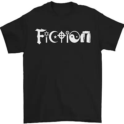 Buy Fiction Funny Atheist Atheism Irreligious Mens T-Shirt 100% Cotton • 10.48£