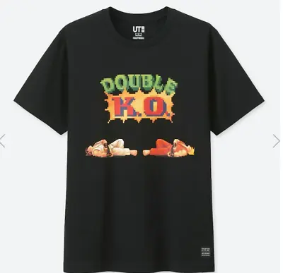 Buy Street Fighter 2 T Shirt Ryu And Ken DoubleKO Official UT T Shirt Black (XS) • 17.99£