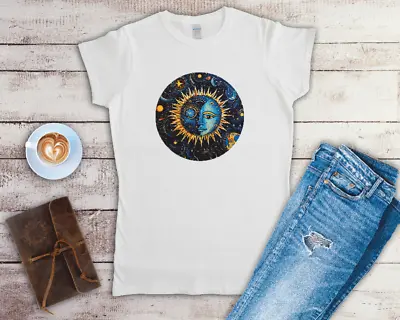 Buy Celestial Sky Ladies Fitted T Shirt Sizes Small-2XL • 11.24£
