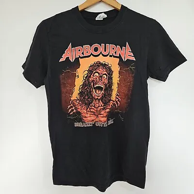 Buy Airbourne Breakin Outta Hell 2016 European Tour Tshirt Size M/S Rock Metal • 32£