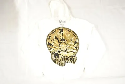 Buy Queen Gold Crest Logo Zip Hoodie Hooded Sweatshirt New Official Rare Band  • 19.99£