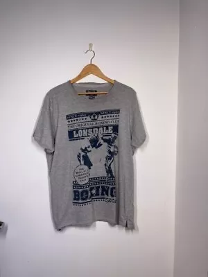 Buy Mens Lonsdale Gray Crew Neck T Shirt Size Xl • 3£
