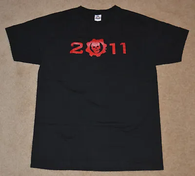 Buy NEW! GEARS OF WAR 3 2011 T-Shirt Black L Large Red Crimson Omen GOW  • 72.39£