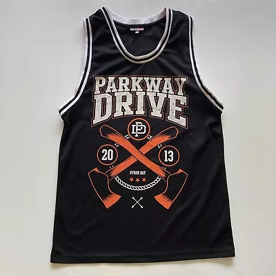 Buy Parkway Drive 2013 Jersey Black Band Shirt Mens L Underdogs 13 VGC Byron Bay • 84.66£
