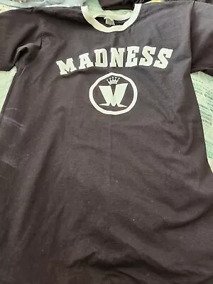 Buy Madness Black And White Trim Logo Tshirt • 10£