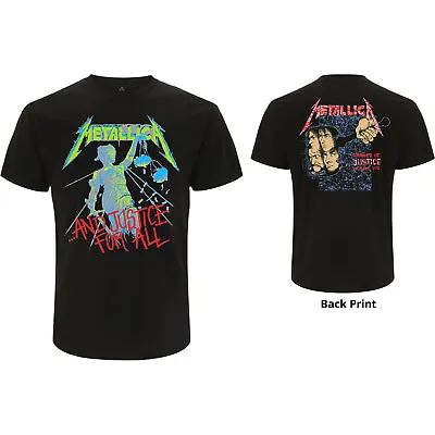 Buy METALLICA  - Unisex T- Shirt -  And Justice For All (Original)   - Black Cotton • 17.99£