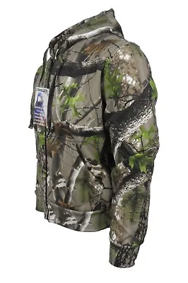 Buy  Stormkloth Trek Camo Zip Hooded Top Camouflage Hoody Zipper Fishing Hunting  • 20.99£