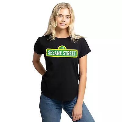 Buy Sesame Street Womens T-shirt Logo Top Tee S-2XL Official • 13.99£