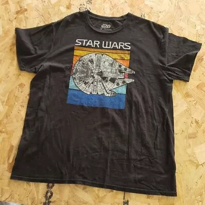 Buy Star Wars Graphic T Shirt Black Adult Extra Large XL Mens Summer • 11.99£