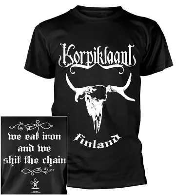 Buy Korpiklaani Finland Eat Iron Shirt M L XL Folk Metal T-Shirt Official Tshirt • 20.11£