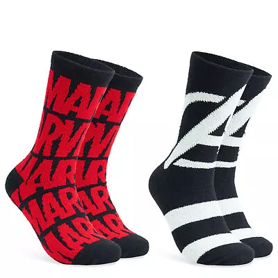 Buy Marvel Fluffy Socks For Men, Multipack Avengers Mens Slipper Socks • 9.49£