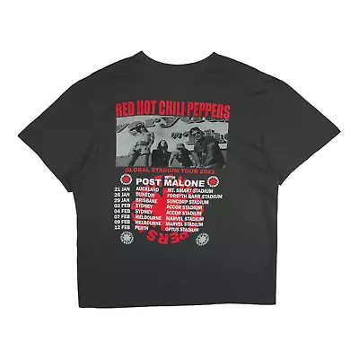 Buy Red Hot Chilli Peppers 2023 Tour Tee T-Shirt Double-Sided Mens Medium/Large • 15.77£