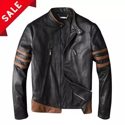 Buy X-men Origins Logan Wolverine Brown Leather Jacket • 84.99£